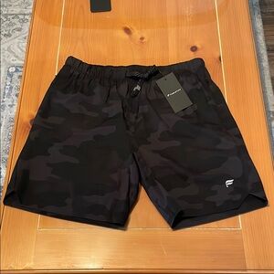 Fabletics Dark Camo Athletic Shorts